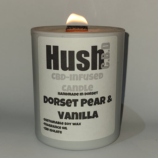 Hush CBD candle